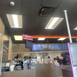 Inside the store.