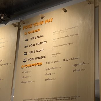 Pokeworks - Menu - Poke Near Me - Burlington, Vermont