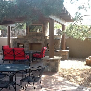 WaterQuest Landscaping - a patio with tables and chairs - Landscaping Near Me - Albuquerque, New Mexico