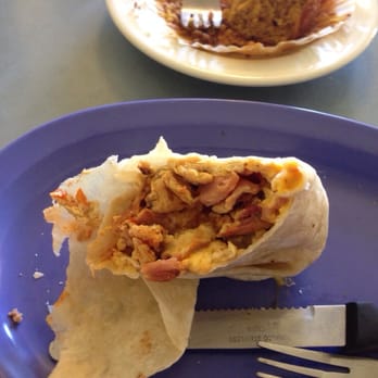 Bravo Cafe & Yogurt - Breakfast burrito with bacon, ham, and sausage. EXCELLENT! - Coffee & Tea Near Me - Spring Valley, California Bravo Cafe & Yogurt - Breakfast burrito with bacon, ham, and sausage. EXCELLENT! - Coffee & Tea Near Me - Spring Valley, California