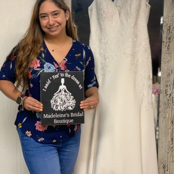Madeleine's Bridal Boutique - I said yes to the dress! I can't wait to wear this dress on my wedding day. - Bridal Near Me - Clovis, California Madeleine's Bridal Boutique - I said yes to the dress! I can't wait to wear this dress on my wedding day. - Bridal Near Me - Clovis, California