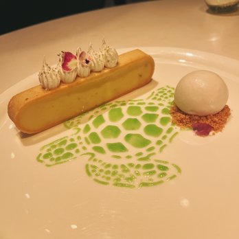 Le Jardinier - KEY LIME TART, PINEAPPLE COMPÔTE, COCONUT SORBET - French Near Me - Miami, Florida Le Jardinier - KEY LIME TART, PINEAPPLE COMPÔTE, COCONUT SORBET - French Near Me - Miami, Florida