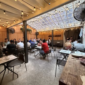 Little Nonna's - "Greenhouse" seating area - Italian Near Me - Philadelphia, Pennsylvania Little Nonna's - "Greenhouse" seating area - Italian Near Me - Philadelphia, Pennsylvania