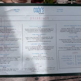 Cody's La Jolla - Breakfast & Brunch Near Me - La Jolla, California Cody's La Jolla - Breakfast & Brunch Near Me - La Jolla, California