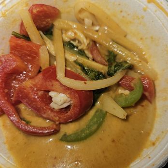 Baan Thai - Red Curry (forgot to take the picture before we began to eat it) - Thai Near Me - Santa Maria, California