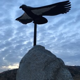 Falcon statue is also s pokestop