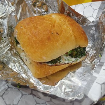 Lincoln Station - Broccoli ricotta sandwich. So good but spicy - Coffee & Tea Near Me - Brooklyn, New York Lincoln Station - Broccoli ricotta sandwich. So good but spicy - Coffee & Tea Near Me - Brooklyn, New York