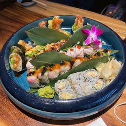 An assortment of sushi's An assortment of sushi's