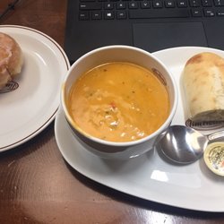 Tim Hortons - Honey Dip Donut and Spicy Thai Soup w/ White Bread
