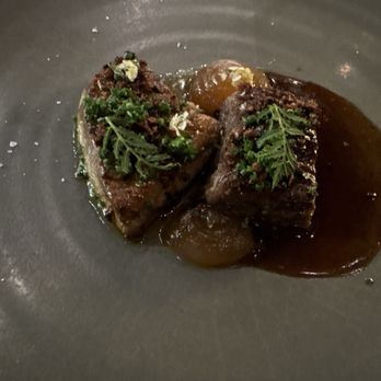 Sparrow + Wolf - Foie gras with lamb belly - New American Near Me - Las Vegas, Nevada Sparrow + Wolf - Foie gras with lamb belly - New American Near Me - Las Vegas, Nevada