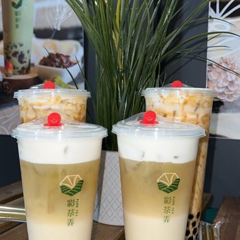 Pure Tea - Osmanthus fresh milk tea w/ cheese foam - Bubble Tea Near Me - Chicago, Illinois Pure Tea - Osmanthus fresh milk tea w/ cheese foam - Bubble Tea Near Me - Chicago, Illinois