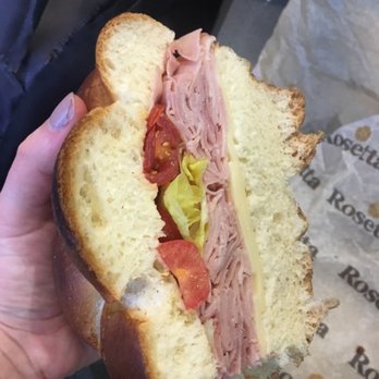 Rosetta Bakery - King Rosetta Ham Sandwich - ham, cheese, lettuce, tomato for $18!? - Bakeries Near Me - Miami Beach, Florida