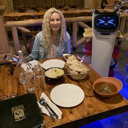 Food delivery by robot