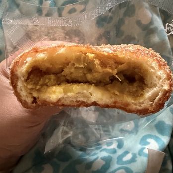 Honu Bakery - inside of the curry croquette - Bakeries Near Me - Honolulu, Hawaii