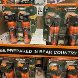 Costco Wholesale Warehouse - Great deal on bulk bear spray.