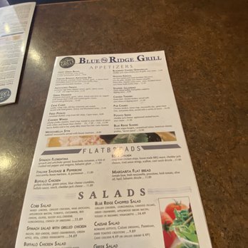 Blue Ridge Grill - Menu - New American Near Me - Rochester, New York Blue Ridge Grill - Menu - New American Near Me - Rochester, New York
