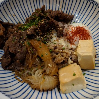 Tokyo Laundry Sydney - Wagyu Sukiyaki Donburi, soft boiled egg, seasonal vegetable $19 - Tokyo Laundry at Gateway 7/2018 - Japanese Near Me - Sydney, NSW
