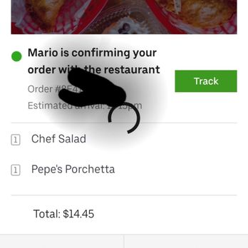 Sorrento Importing - The Uber eats account and order they supposedly don't have. - Italian Near Me - Fairfield, Connecticut Sorrento Importing - The Uber eats account and order they supposedly don't have. - Italian Near Me - Fairfield, Connecticut