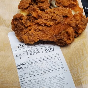 Walmart Supercenter - Overcooked, old dry chicken strips - Grocery Near Me - Carson City, Nevada