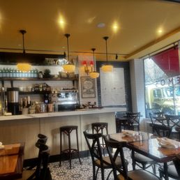 Pastry and coffee bar. Pastry and coffee bar.