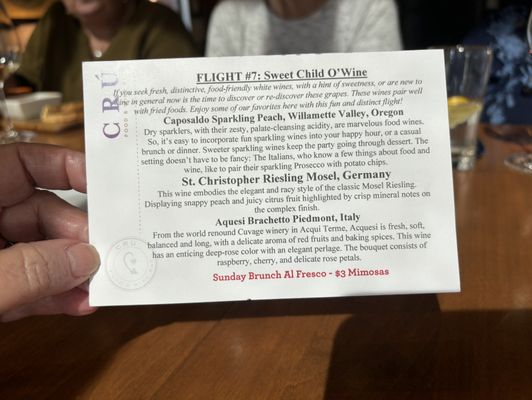 Menu photo 8 Cru Atlanta, GA