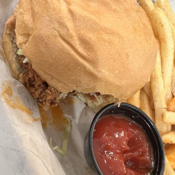 Cask & Larder - Chicken sandwich and fries ! - Southern Near Me - Orlando, Florida Cask & Larder - Chicken sandwich and fries ! - Southern Near Me - Orlando, Florida