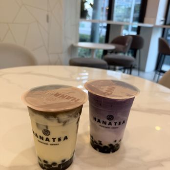 Hana Tea - Hojicha latte, ube latte - Bubble Tea Near Me - Honolulu, Hawaii Hana Tea - Hojicha latte, ube latte - Bubble Tea Near Me - Honolulu, Hawaii