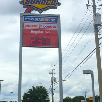 Sunoco - a gas station with a sign that reads dunkin's donuts - Gas Stations Near Me - Jacksonville, Florida
