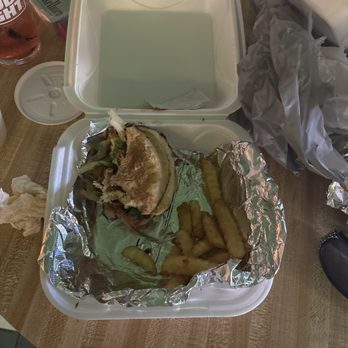KC Sunshine Grill - Grilled chicken , fries, coleslaw! - Sandwiches Near Me - North Redington Beach, Florida