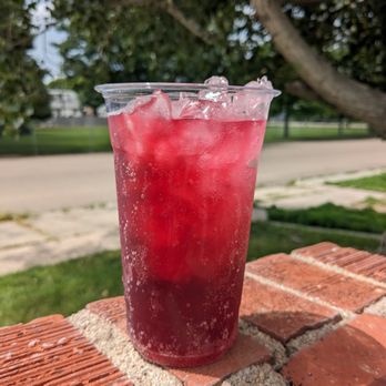 Saved By The Well - Sparkling Hibiscus Berry Iced Tea - Coffee & Tea Near Me