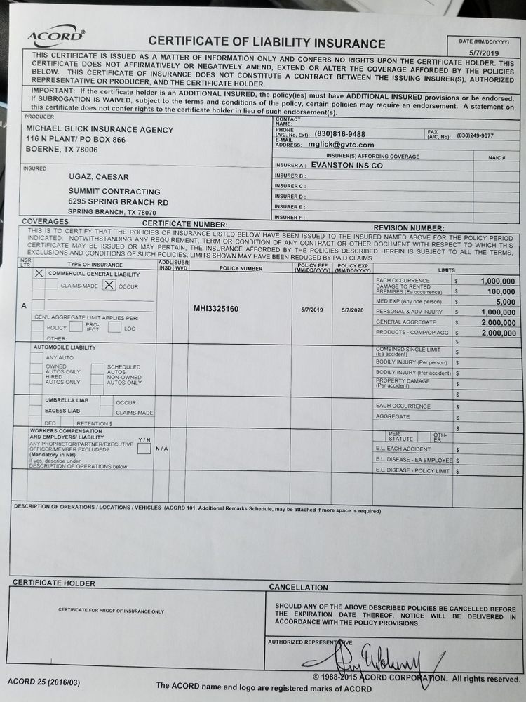 Slide of Summit Contracting