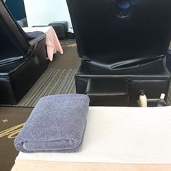 Foot massage area