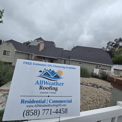 AllWeather Roofing - Brand new shingle roof in night sky, Owens Corning shingles.