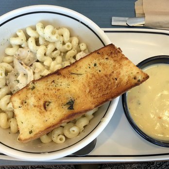 Corner Bakery Cafe - Chicken Pesto Cavatappi and Cheddar Broccoli Soup - Breakfast & Brunch Near Me - Henderson, Nevada