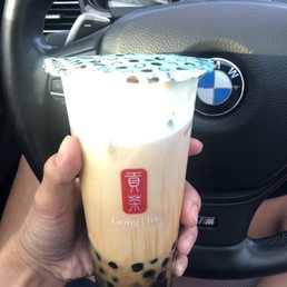 "Dirty Boba". Their version of Brown Sugar Boba Milk Tea. I get mine at 70% sweetness with less ice. "Dirty Boba". Their version of Brown Sugar Boba Milk Tea. I get mine at 70% sweetness with less ice.