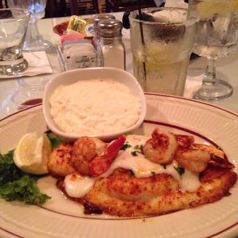Captain's Quarters - Crab stuffed grouper - New American Near Me - Santee, South Carolina Captain's Quarters - Crab stuffed grouper - New American Near Me - Santee, South Carolina