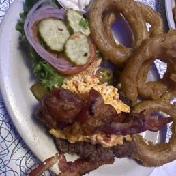 The General Forster, with bacon and jalapeños added. The General Forster, with bacon and jalapeños added.