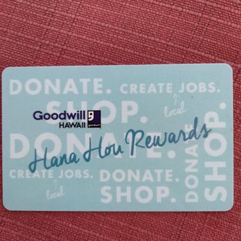 Goodwill Store and Donation Center - Points card, free to sign up, earn points for purchase and get credit back later! - Thrift Stores Near Me - Honolulu, Hawaii Goodwill Store and Donation Center - Points card, free to sign up, earn points for purchase and get credit back later! - Thrift Stores Near Me - Honolulu, Hawaii