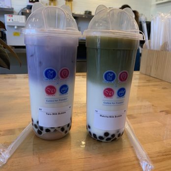 Boba CuCue - Taro Milk Bubble and Matcha Milk Bubble - Bubble Tea Near Me - Gilbert, Arizona