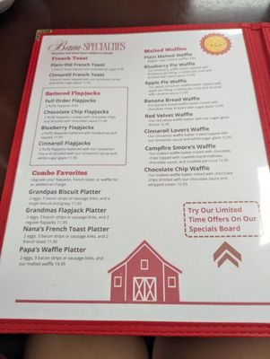 Menu photo 6 Breakfast Barn Country Kitchen Zellwood, FL Menu photo 6 Breakfast Barn Country Kitchen Zellwood, FL