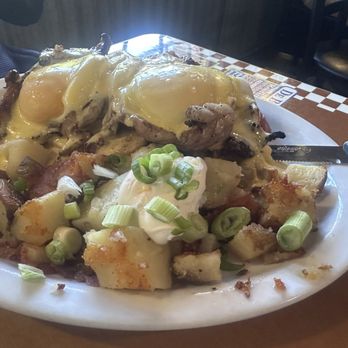 Sax's Joint - Sax special scrambled breakfast with country potatoes - Breakfast & Brunch Near Me - Petaluma, California