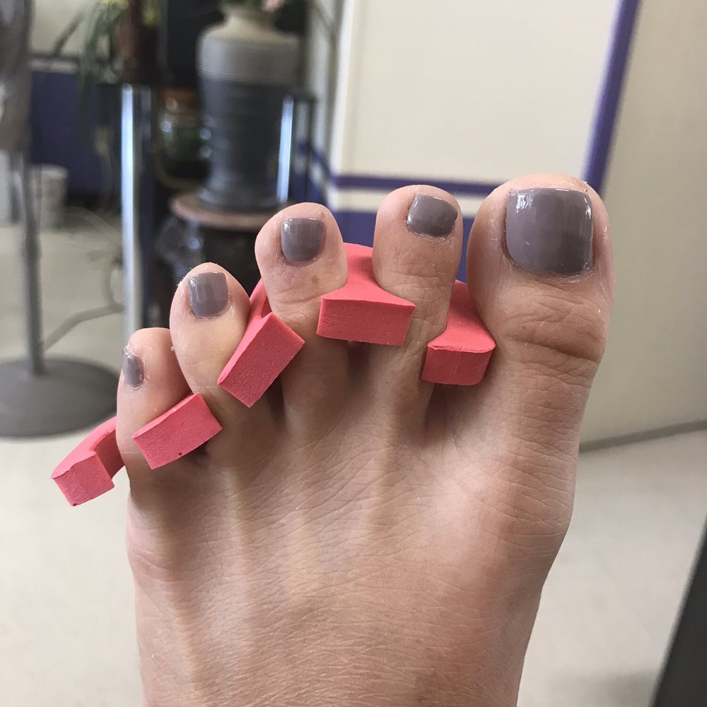 Fantasy Nails - Love the color and they did a great job - Nail Salons Near Me - Van Nuys, California