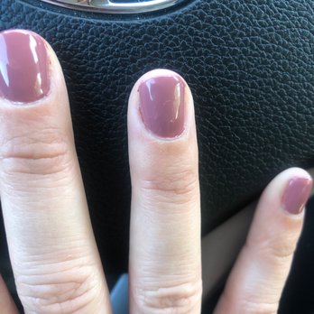 Lovely Nails - There is a hair painted and sealed into the polish... - Nail Salons Near Me - Seaside, California