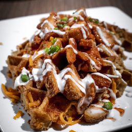 Hot Honey Chicken & Waffles