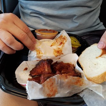 Jack Stack Barbecue - Freight House - Burnt Ends Lunch, $12.99 prior to tax (Choose From 2 Beef, Pork or Sausage. Beef Burnt Ends Is Pictured) - Barbeque Near Me - Kansas City, Missouri Jack Stack Barbecue - Freight House - Burnt Ends Lunch, $12.99 prior to tax (Choose From 2 Beef, Pork or Sausage. Beef Burnt Ends Is Pictured) - Barbeque Near Me - Kansas City, Missouri