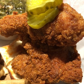 Tumble 22 - I don't care for breast, well chicken breast, but I love legs and thighs .. Cluckin Hot (Ghost Pepper), and it's got a fiery kick !!! - Chicken Shop Near Me - Cedar Park, Texas