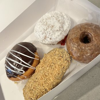 Silly Yak - Gluten-free donuts! Vanilla cream, powdered jelly, classic peanut stick, blueberry cake. YES!!! - Donuts Near Me - Hamburg, New York Silly Yak - Gluten-free donuts! Vanilla cream, powdered jelly, classic peanut stick, blueberry cake. YES!!! - Donuts Near Me - Hamburg, New York