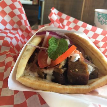 Cafe Rumi - Loved my beef and lamb gyro ($9) - Mediterranean Near Me - Castro Valley, California