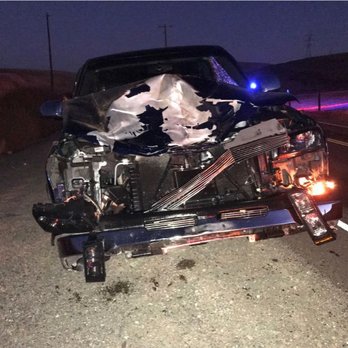 BD&J - Our truck after we hut a cow. - Personal Injury Law Near Me - Los Angeles, California BD&J - Our truck after we hut a cow. - Personal Injury Law Near Me - Los Angeles, California