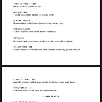 Fine & Fettle - Dinner menu - Tapas/Small Plates Near Me - Charlotte, North Carolina Fine & Fettle - Dinner menu - Tapas/Small Plates Near Me - Charlotte, North Carolina